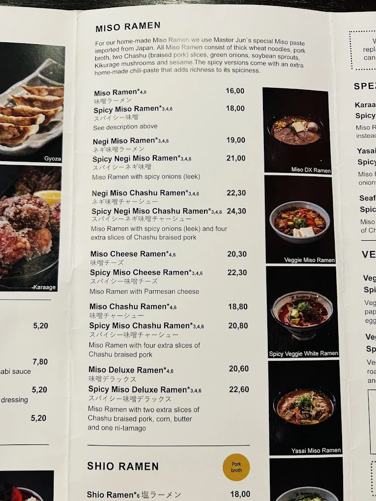 Ramen Jun Red menu 3