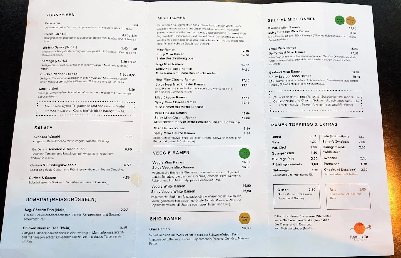 Ramen Jun Red menu 9