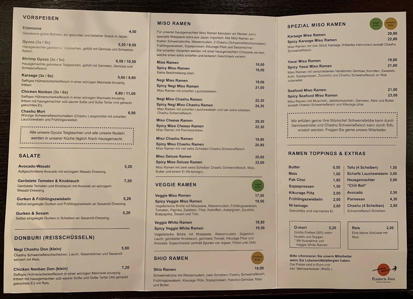 Ramen Jun Red menu 8