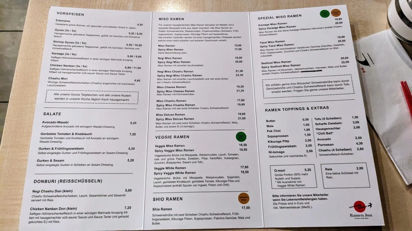 Ramen Jun Red menu 7